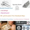 Klusterringar anpassade silverfärg titan stål ring för män äktenskap allianser stora smycken finger kvinnor utan stenar
