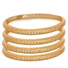 Armband dubai lyx 24k guld färg armband för kvinnor indisk brud etiopien armband armband afrikanska indiska bröllop smycken kvinna gåva