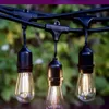 Guirlande lumineuse LED S14, étanche IP65, 15M, E27, chaude, rétro, ampoule à Filament Edison, extérieur, rue, jardin, Patio, éclairage de vacances, 187t