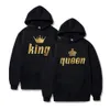 Herfst-winter pullover-hoodie met pluche capuchon, mode gouden letter heren- en damespaarsweater