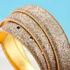 Bälten 2024 Fashion Luxury Women Glitter Gold Belt High Quality Female Silver midja Ceinture Korea Klädtillbehör 95 105 115cm