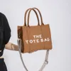 Женская новая холщовая сумка Thetotebag, модная сумка через плечо с широким плечевым ремнем, дизайн 2024, модная скидка 78% в магазине оптом