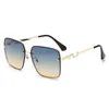 Designer Sunglasses for women glasses Woman UV400 Protection Shades Real Glass Lens Gold Metal Frame Driving beautiful Sunnies with Original Box