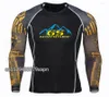 T-shirts pour hommes Adventure GS 3D imprimé hommes compression chemise 2024 costume à manches longues hauts vêtements masculins pull