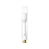 Disposable Full Zirconic Ceramic core Glass Vaporizer Cartridge 1ML Empty Atomizer with Press on Tip