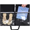 Storage Boxes Suit Bag Tuxedo Garment For Travel Closet With Dust-proof Cover 2 Pockets Breathable Home