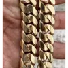 Collegamenti cubani Miami in oro puro 10k 14k 18k (semisolidi cavi + solidi) Larghezza da 1 mm a 12 mm (18 20 22 24 26 28 30) Prodotto negli Stati Uniti