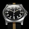 Outros relógios Rdunae Quartz Watch G10 Homenagem Militar 36mm Miyota 2035 Movimento Vidro Mineral Aço Inoxidável 50M Retro Mens Watch J240131