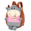 Plush Childrens Bag Baby Kindergarten Bag Cartoon Cute Cow Childrens Backpack School Bags Mochila Escolar Rugzak Kids Bag 240118