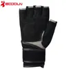 Boodun Leather Men's Half Finger Crossfit Gloves Non Slip Gym Fitness Gloves Dumbbell Sports Bodybuilding Weight Lifting Gloves 240123