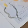 Link Armbänder Modeschmuck Mond Herz Buchstabe B Edelstahl Ornamente Perlennähte Ketten Für Frauen Party Geschenke