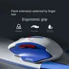 Infic F9 Mecha Wireless Mouse 500mAh Battery uppladdningsbar Bluetooth Gaming Mouse 2.4G trådlös bärbar datormöss