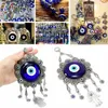 JX-LCLYL Muuropknoping Turks Blauwe Boze Oog Bloem Hamsa Hand Amulet Decor Bescherming Y201006262L