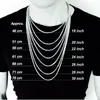 Chains HNSP 3MM-8MM STAINLESS STEEL TWIST CHAIN NECKLACE FOR MEN Punk Neck Jewelry Pendant Accessories Male Thick LONG Dog