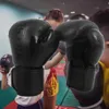 Luvas de treinamento de boxe pu, luvas protetoras de mão resistentes a rasgos, respiráveis, duráveis, formando adesivo para suprimentos esportivos 240125