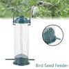 Other Bird Supplies Plastic Durable Stylish Green Feeder Garden Functional Weather-resistant Outdoor Mesh