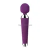 Masseurs de jambes Toy Masr USB Microphone rechargeable G-Spot Vibromasseur étanche double vibration pour les femmes Adt Produit 4 Drop Livraison Hea Dhi8G