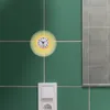 Orologi da parete Orologio da bagno a ventosa Arredamento moderno Resistente all'acqua Ornamento da cucina in plastica Piccolo per soggiorno Ufficio