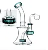 6.3inchs base de copo Dab Rigs de vidro grosso Bongs Hookahs Smoke Glass Pipe Oil Rigs com 14mm Banger