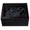 4 6 High End Automatic Watch Winder Boxwatches Lagringsmycken Holder Display Pu Leather Watch Box Ultra Quiet Motor Shaker Box1270C