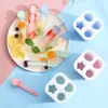 Dondurma aletleri DIY Popsicle kalıp ev yapımı kutu ile plastik çubuk icemaker bebek maması takviyesi mutfak aletleri tly070