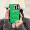 Мужчины Женщины Phonecase Пуховики Чехол для Iphone Дизайнерский чехол для телефона Роскошные 4 цвета Треугольные чехлы для телефонов Модный чехол для мобильного телефона Anti Drop