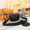 10A Top Quality Designer Mulheres Bolsas de Ombro Luxo Mult Pochett Bolsas Letras New Wave Chain Bag Senhoras Metal Digram Crossbody247a