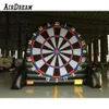 5mH (16.5ft) With 10balls wholesale Customized inflatable Soccer dart board football kick dartboard target game for sale