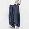 Men's Pants 2024 Men Casual Corduroy Autumn Streetwear Wide Leg Fashion Women Loose Long Trousers Male Oversized Harajuku