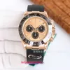 Designer de marque ZF sans rôles pour les hommes et les femmes entièrement automatiques de montre mécanique Panda Rainbow 4130 Multi-fonction Camiage avec boîte d'origine Oysv