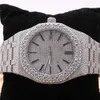 A Luxury Watch GMBA brand new high quality iced out 2023 arrival luxury gold sier original customized hip hop men missanite diamond wrist watchYVGKBPFC