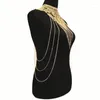 Ceintures Golden Body Chain Colliers avec de longs glands décorations de nuit Club Night Club Shinning Bijoux pour les filles