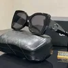 Sonnenbrille, Luxus-Designer-Sonnenbrille, Mann und Frau, rechteckige Sonnenbrille, Unisex, Designer-Schutzbrille, Strand-Sonnenbrille, Retro-Rahmen, Luxus-Design, UV400, mit Box, sehr gut, I8