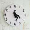 Horloges murales Ministère des promenades idiotes Horloge Minuterie durable pour la décoration de la maison Comédien Décor Nouveauté Montre Funny238i