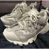 مصمم Balencigs أزياء الأحذية غير الرسمية للزلاجات الجيل الثالث باريس Track3 Milk Tea Brown Daddy Men's Women Righting 2 0xC0