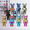 Oggetti decorativi Graffiti 27 cm Figurine violente Bearbrick Miniature Orso Bambola Statua e scultura Soggiorno Camera da letto Libreria Decorazione della casa