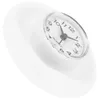 Wall Clocks Fashion Bathroom Suction Cup Clock Vintage Decor Silica Gel Kitchen