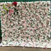 Flores decorativas grinaldas spr efeito 3d roll up decoração de casamento artificial seda coth rosa flor painel parede pano de fundo210u