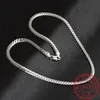 2020 Nowy łańcuch mody 5 mm 925 Srebrny naszyjnik wisiorek Mężczyzn biżuterii pełny naszyjnik 2722