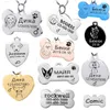 Dog Collars Leashes Dog ID Tag Accessories Free Engraving Pendant For Dog Collar Harness For Cat Custom Puppy Kitten Leash Pet Supplies Products