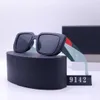 New overseas box sunglasses for men and women street photography classic travel fashion glasses 9142