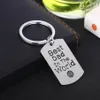 12 Pcs Lot Dad In The World Charm Keychain Family Men Son Daughter Father 'S Day Gift Key Ring Papa Daddy Car Keyring Je2285