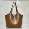 Sacs à bandouliers fourre-tout Sacs sous les bras composites pour femmes concepteur de luxe et sacs à main 2023 Nouveau en vintage PU Wax Skin Lock Buon Soulderh24131