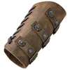 Dostarczenia imprezowe średniowieczne renesans Viking Barbarzyńca skórzana strażnik ramię Bracer Nordic Vambracers for SCA Larp Festival Costume