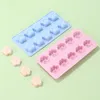 Ferramentas de cozimento diy silicone cão gato animal pata impressão molde reutilizável guloseimas caseiras doces biscoito geléia cubo de gelo molde de chocolate