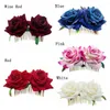 Hair Clips Women Pins Clip Styling Tool Comb Party Daily Bridal Decoration Accessories Travel Rose Flower Wedding Headpiece Gift