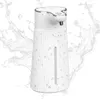 Liquid Soap Dispenser 400ml Automatic Dispensers USB Charging Smart Washing Hand Machine Infrared Sensor Electric Pump For Bathroom Kitchen
