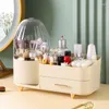 Aufbewahrungsboxen, um 360° drehbar, Kosmetikbox-Halter, Desktop-Make-up-Pinsel-Organizer, Arbeitsplatte, tragbarer Lippenstift-Eyeliner-Ständer