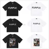 Camisa púrpura Marca Camisetas Hombres Mujeres T S M L XL 2023 Nuevo estilo Ropa Diseñador Gráfico Teefou8