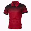 Men Polo Shirt z krótkim rękawem odzież Summer Streetwear Casual Fashion Tops 240119